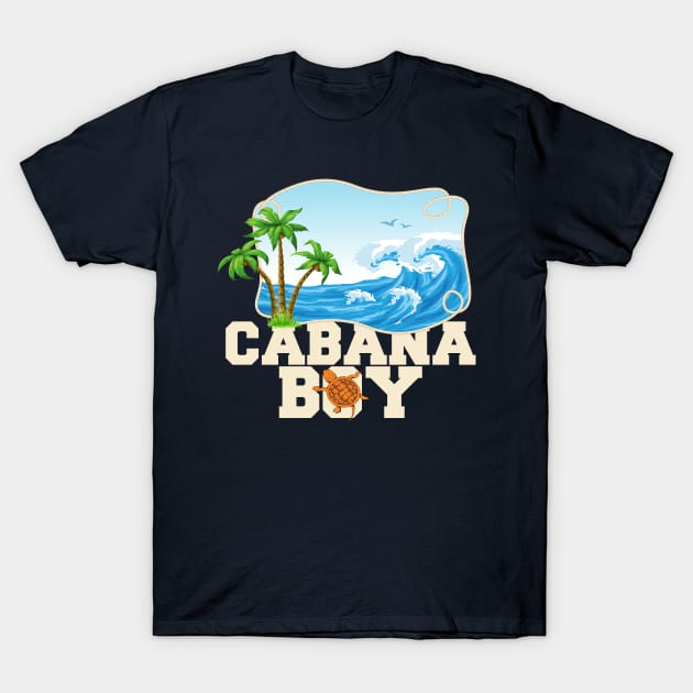 Cabana Boy Beach Cruise Tshirt T-Shirt by kdspecialties